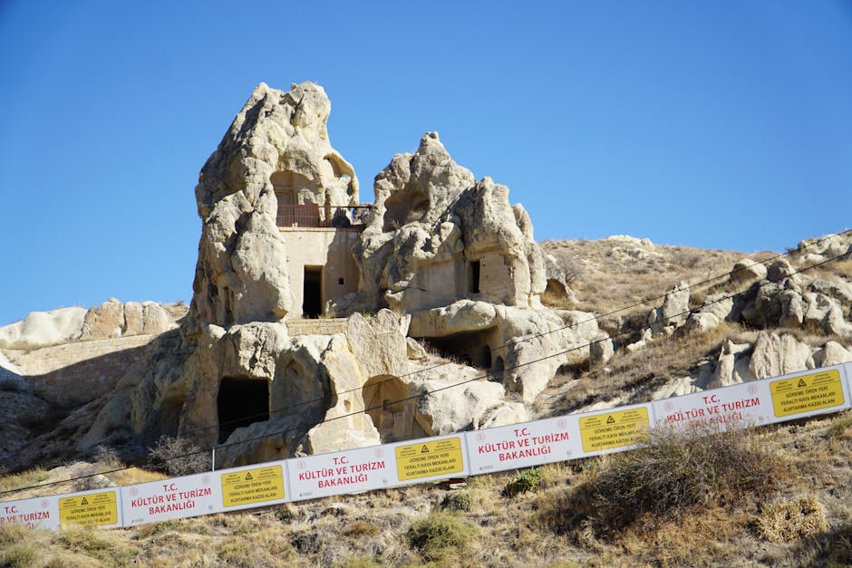 Ancient cave architecture in Göreme, Cappadocia, Türkiye